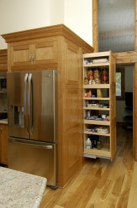 Pantry Pull Out Behind Refridgerator