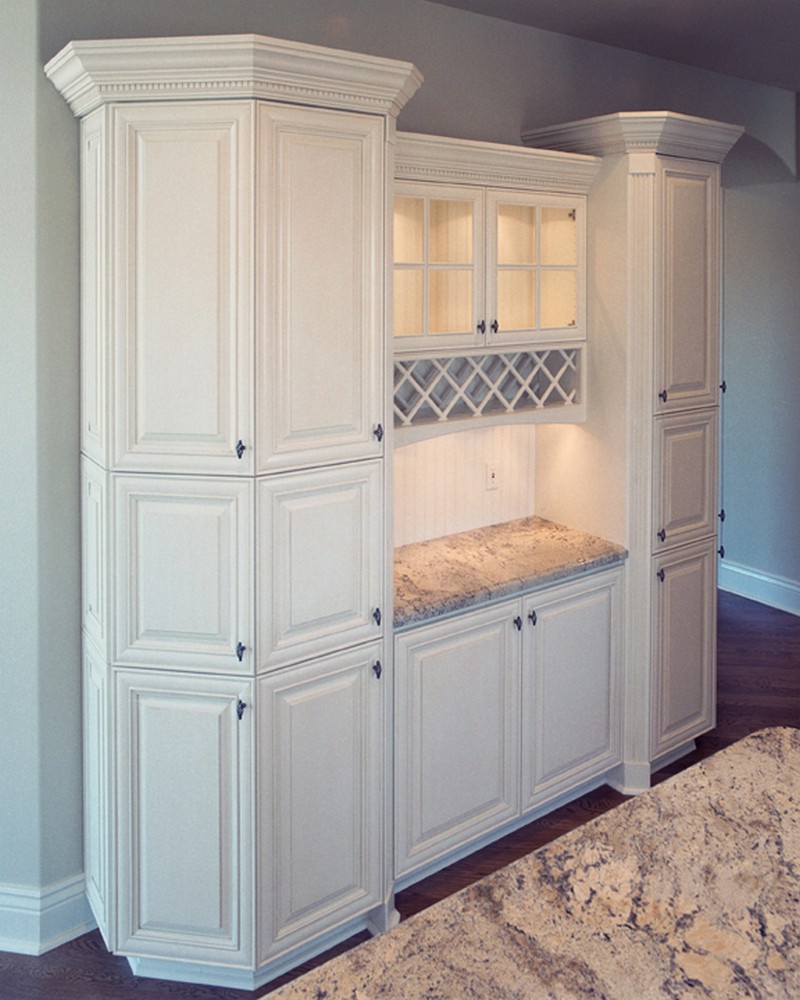 White Painted Hutch | Unique Design Cabinet Co